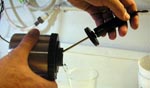 emptying tank